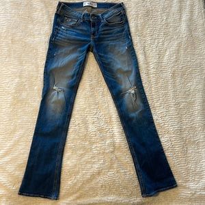 Hollister bootcut blue jeans